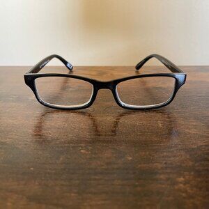 Women Carter 2.0 Black Rectangle Eyeglasses Frames Only 50-17-148mm Classic Look